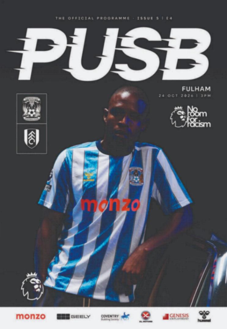 COVENTRY CITY v FULHAM 2026/27